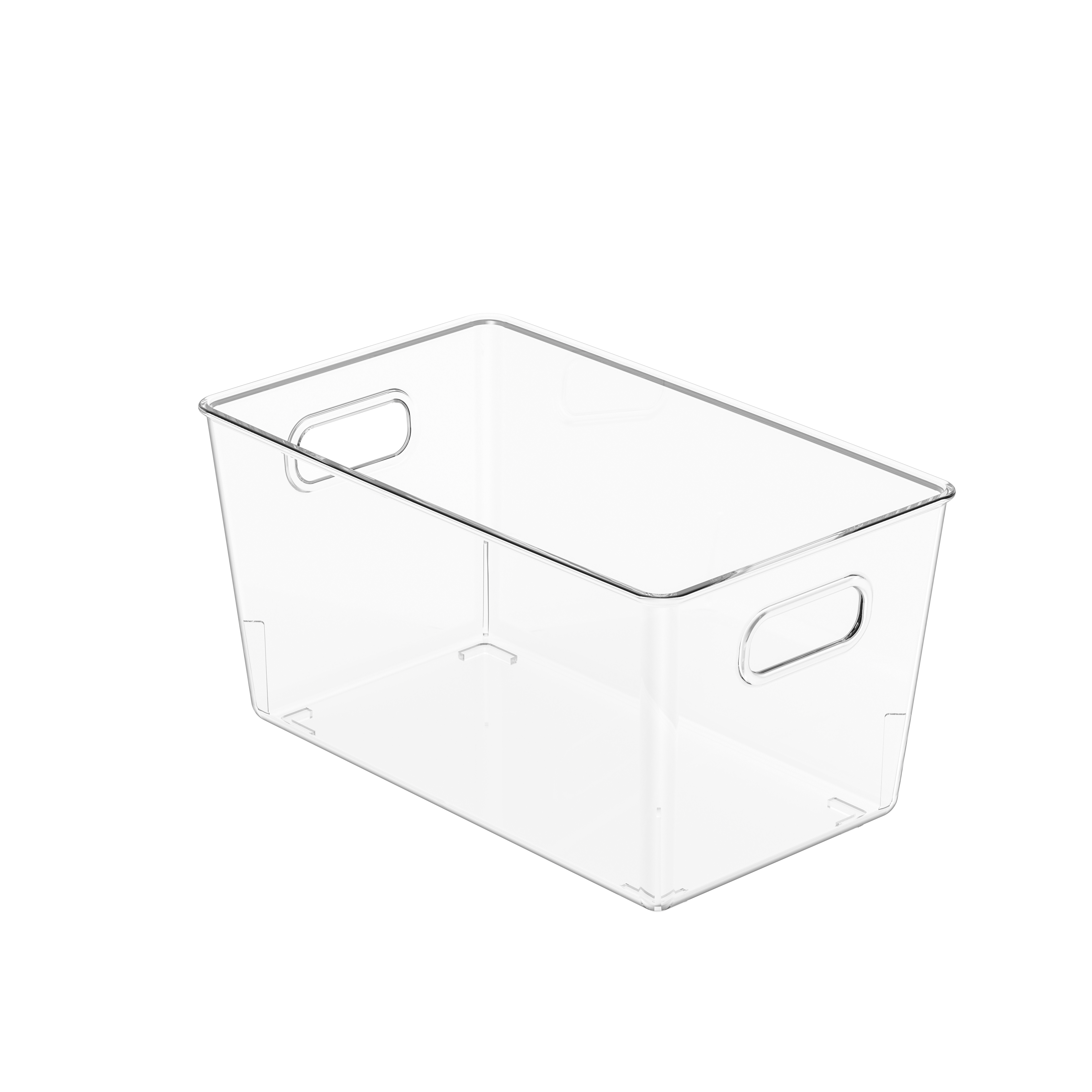 Čistý stohovatelný úložný koš s víky